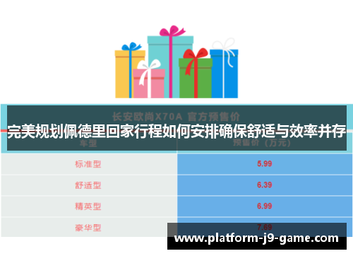 完美规划佩德里回家行程如何安排确保舒适与效率并存 完美规划佩德里回家行程如何安排确保舒适与效率并存